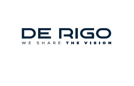 De Rigo Vision, logo azienda. Clienti Fa Eventi, Rossano Veneto.